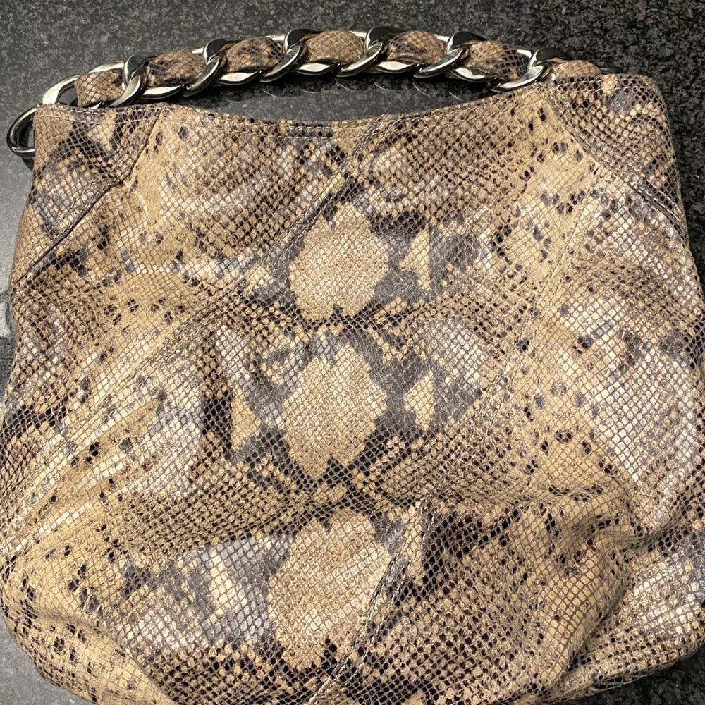 Michael Kors Python Chain Hangbag - Picture 1 of 2